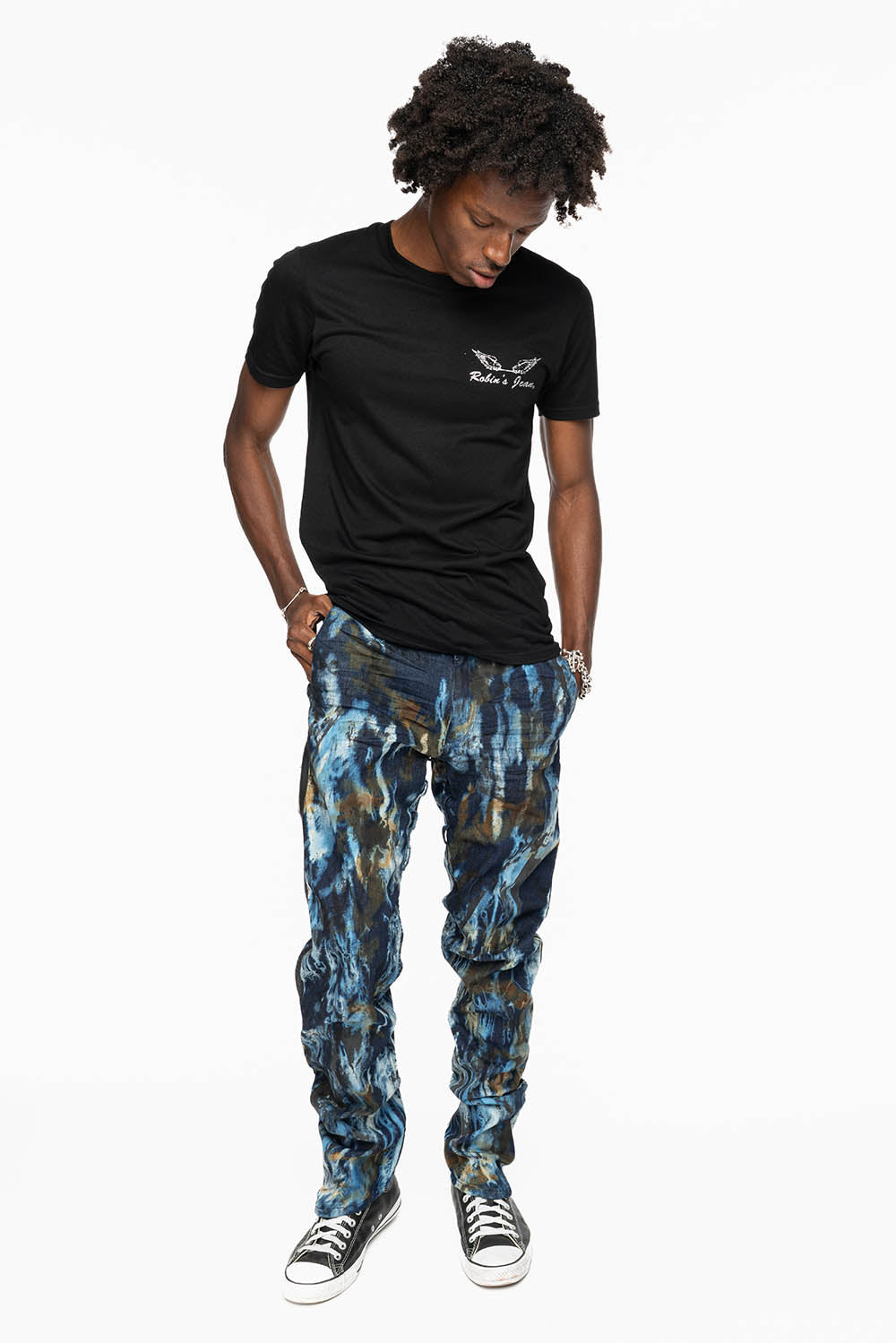 MENS WARRIOR MILITARY JEAN- PANTS IN BABA BLUE WASH