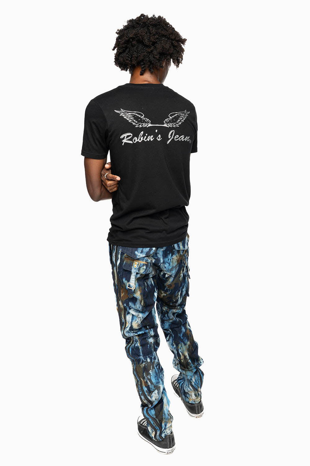 MENS WARRIOR MILITARY JEAN- PANTS IN BABA BLUE WASH