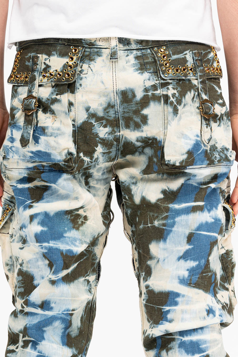 CLASSIC PREDATOR CARGO IN TIE DYE WITH CRYSTALS