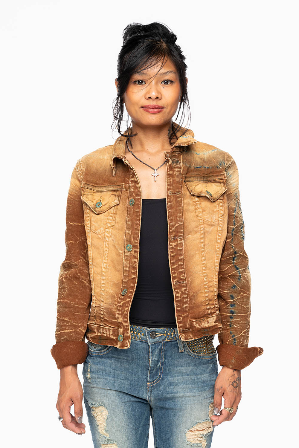 ROBIN'S JEAN DENIM JACKET IN 4D LIGHT PERU WASH