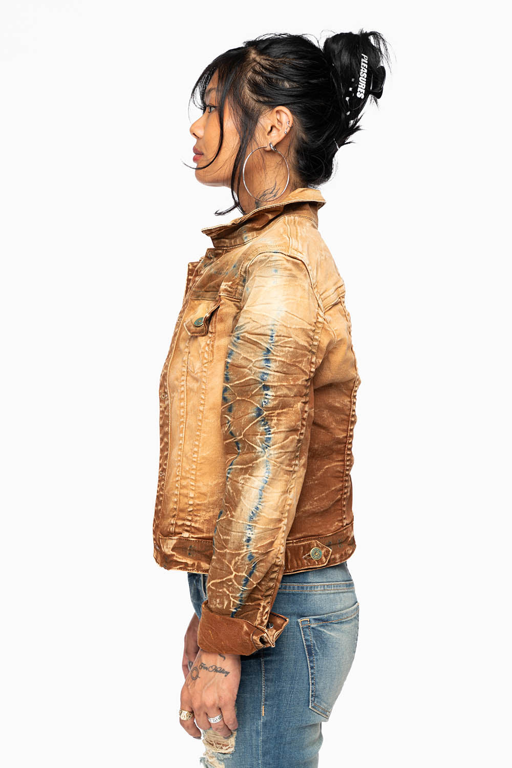 ROBIN'S JEAN DENIM JACKET IN 4D LIGHT PERU WASH