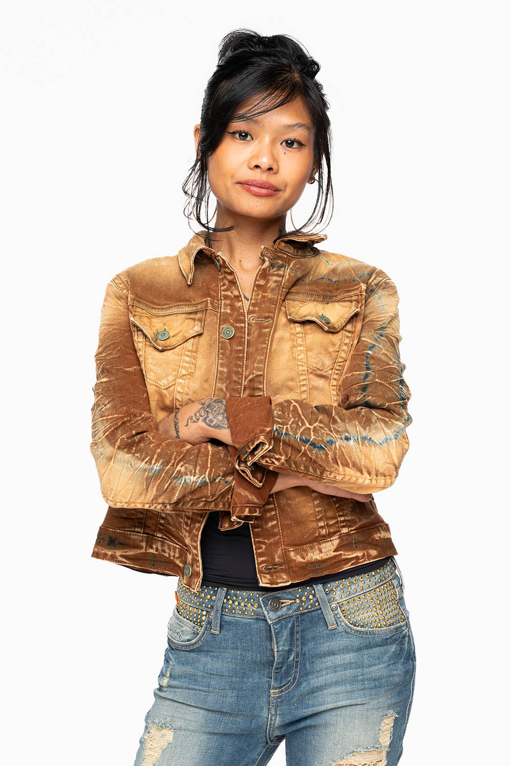 ROBIN'S JEAN DENIM JACKET IN 4D LIGHT PERU WASH