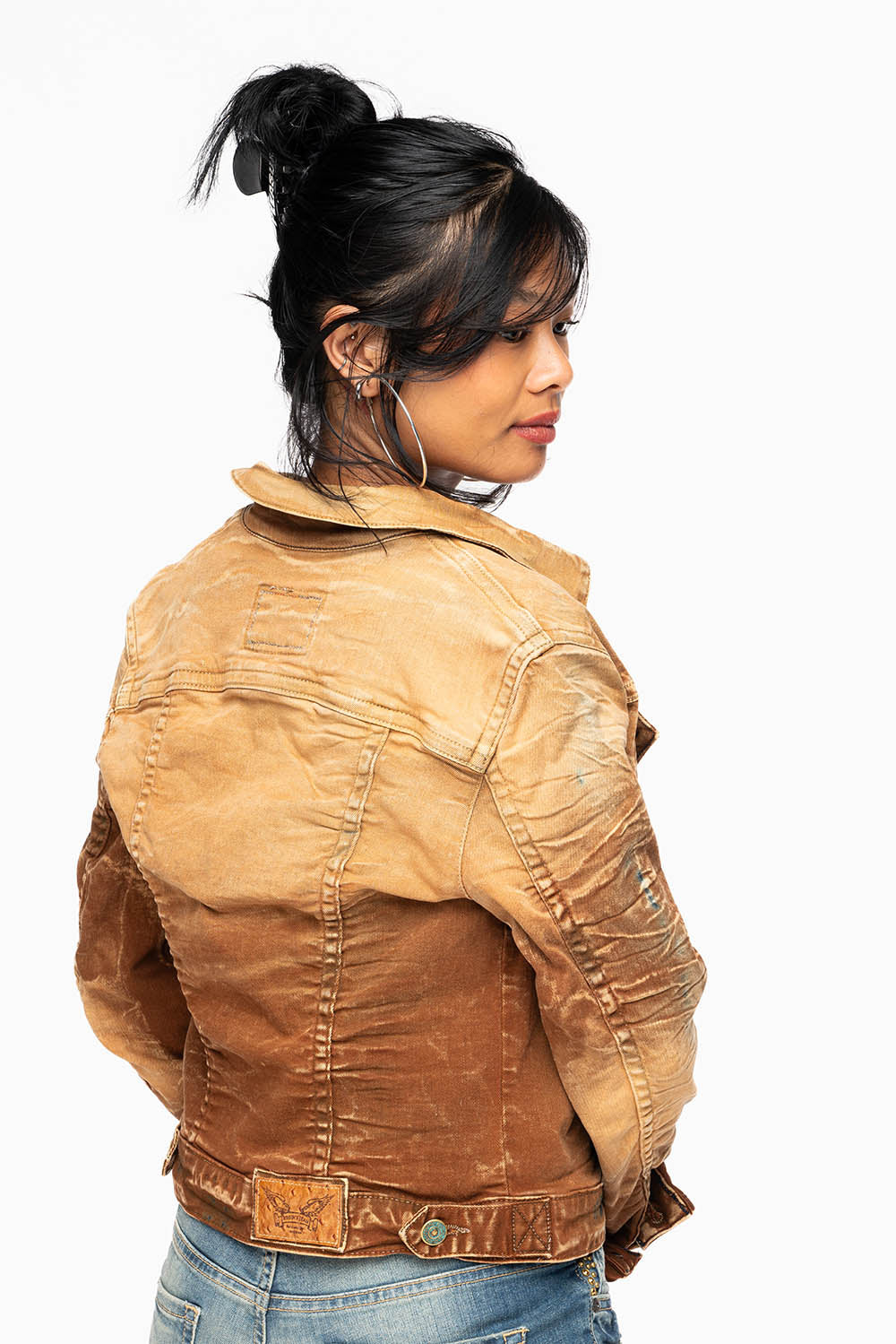 ROBIN'S JEAN DENIM JACKET IN 4D LIGHT PERU WASH