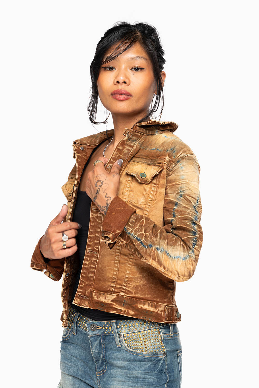 ROBIN'S JEAN DENIM JACKET IN 4D LIGHT PERU WASH