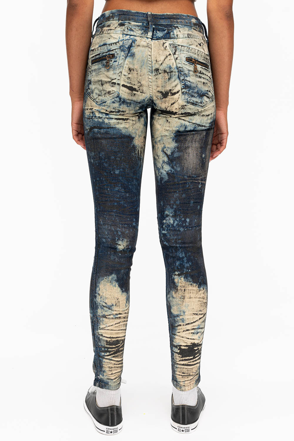 ROBIN'S BIKER WOMENS JEANS IN MONTREAL INDIGO