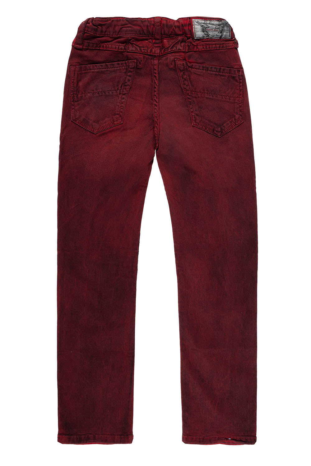ROBINS KIDS MOTO BIKER JEANS IN DUSTY RED WASH
