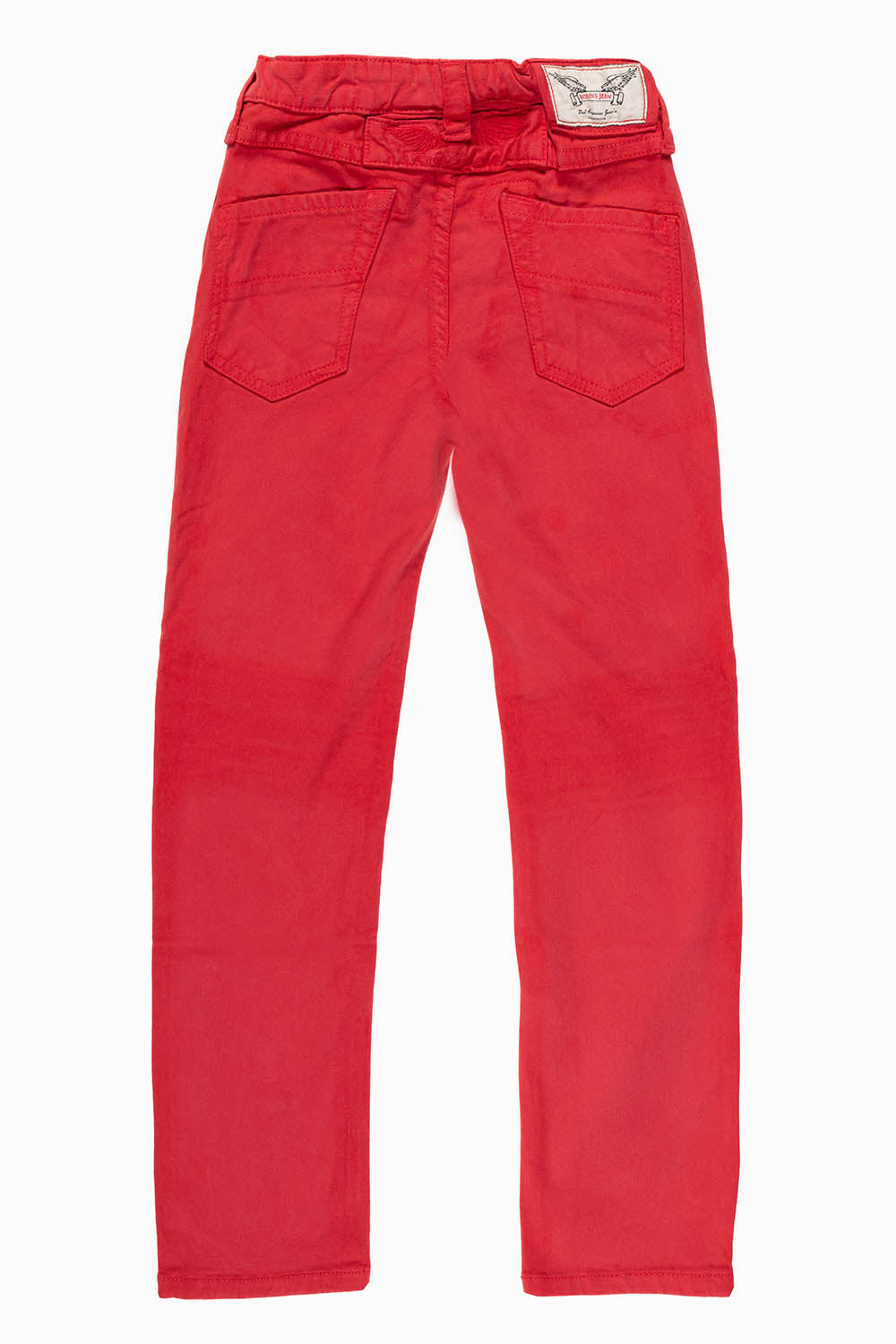 ROBINS KIDS MOTO-BIKER JEANS IN REDWASH