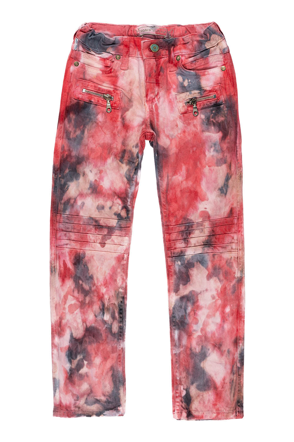 ROBINS KIDS MOTO BIKER JEANS IN SUN DANCE WASH