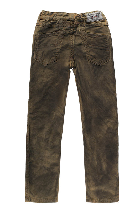 ROBINS KIDS MOTO BIKER JEANS IN ARMY SUPER NATURAL WASH