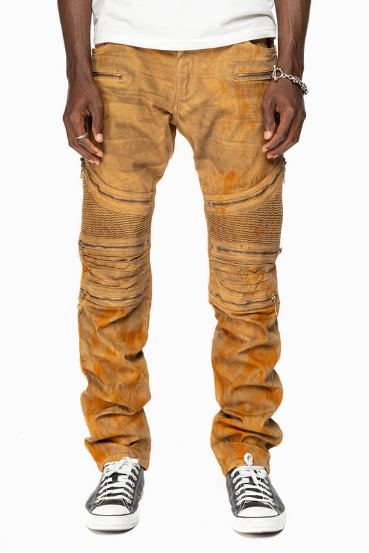 MENS THE SHOW BIKER JEANS IN SPRUS WASH