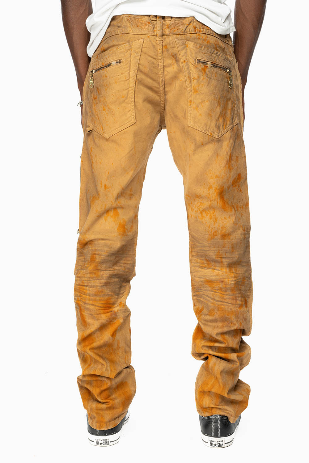MENS THE SHOW BIKER JEANS IN SPRUS WASH