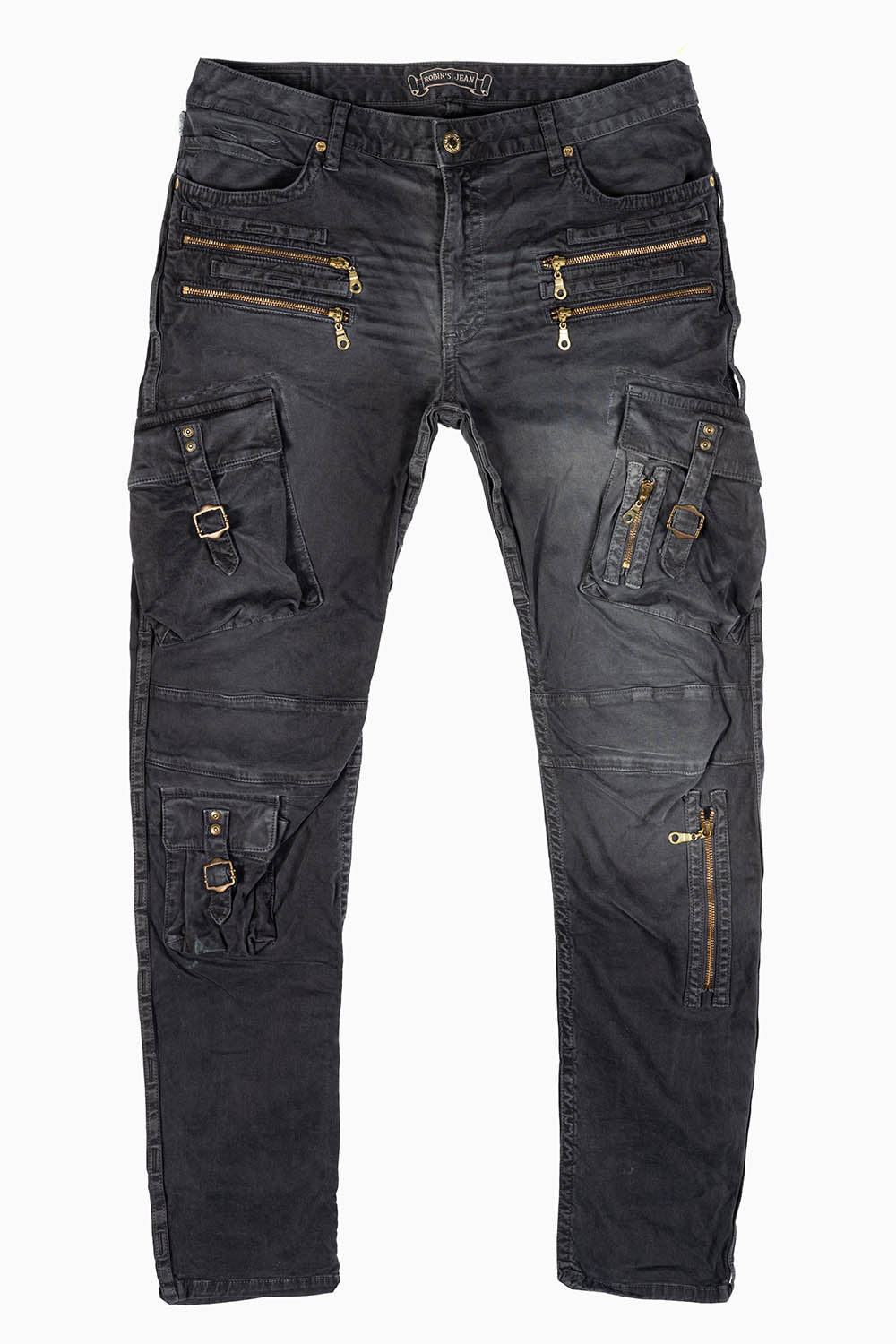 RAPTOR MILITARY STYLE CARGO JEAN IN PIGMENT SPRAY CHARCOAL