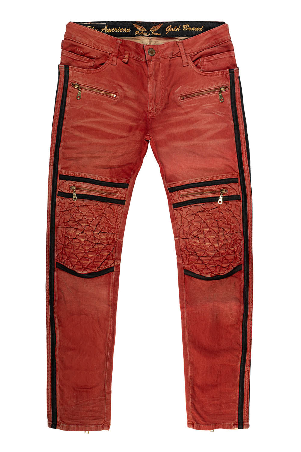 RACER IN LA BRICK WITH BLK STRIPE