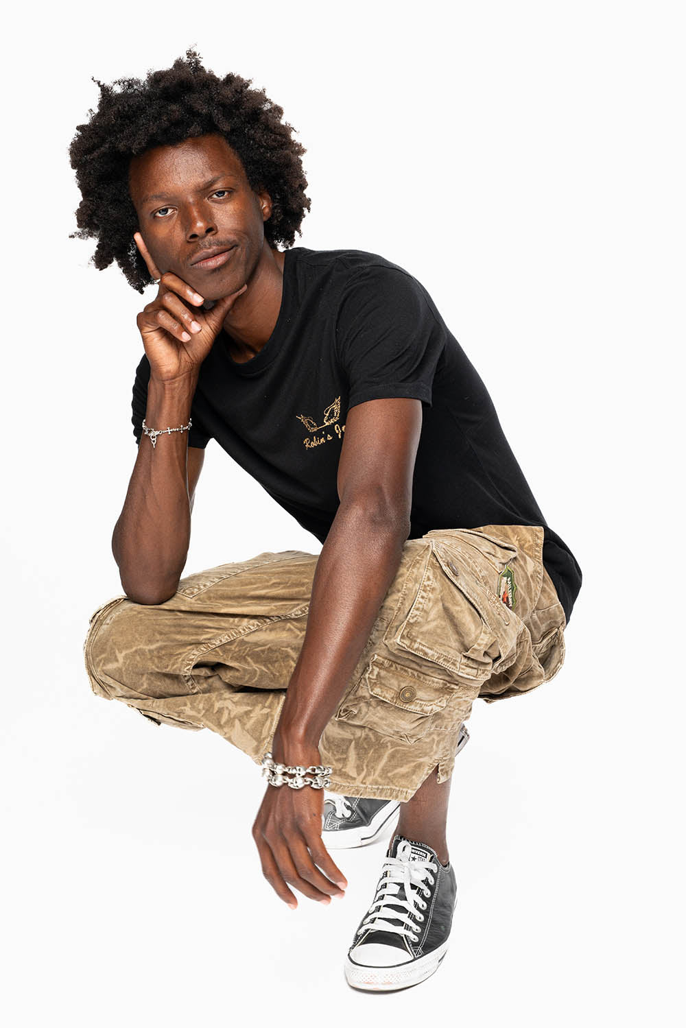 ORIGINAL ROBIN’S JEAN CALL OF DUTY CARGO SHORT IN GHOST KHAKI