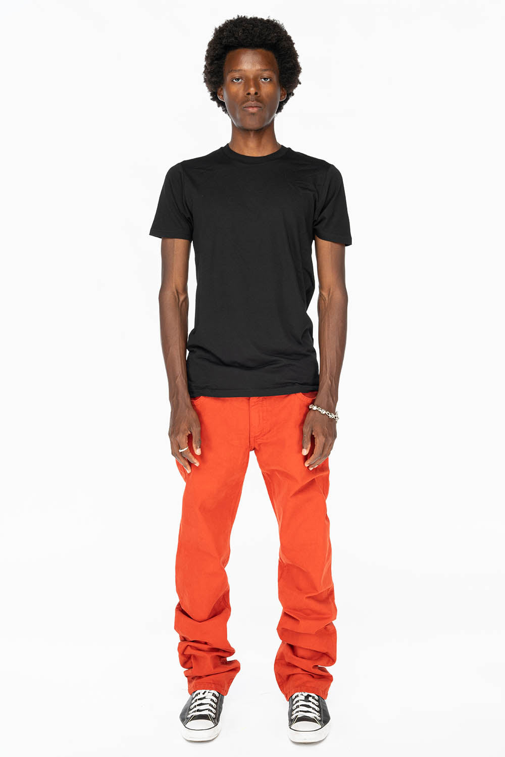 CLASSIC 5 POCKET STRAIGHT LEG JEANS IN BRICK