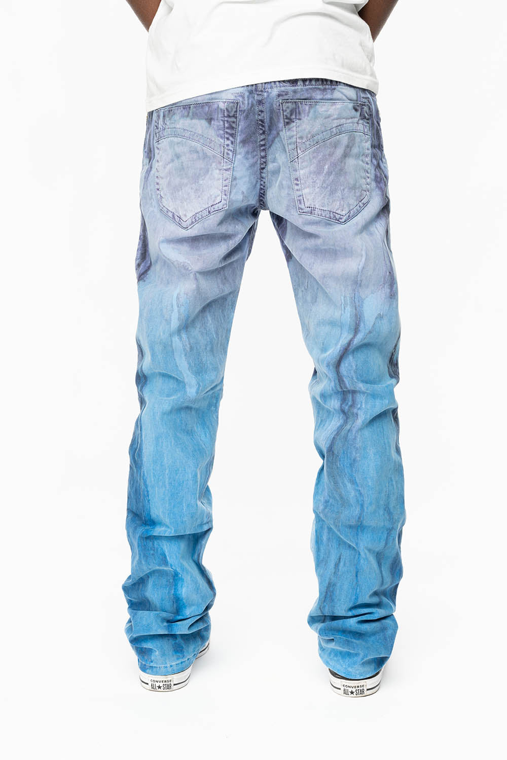 CLASSIC 5 POCKET  STRAIGHT  LEG JEANS  IN FIRE BLUE