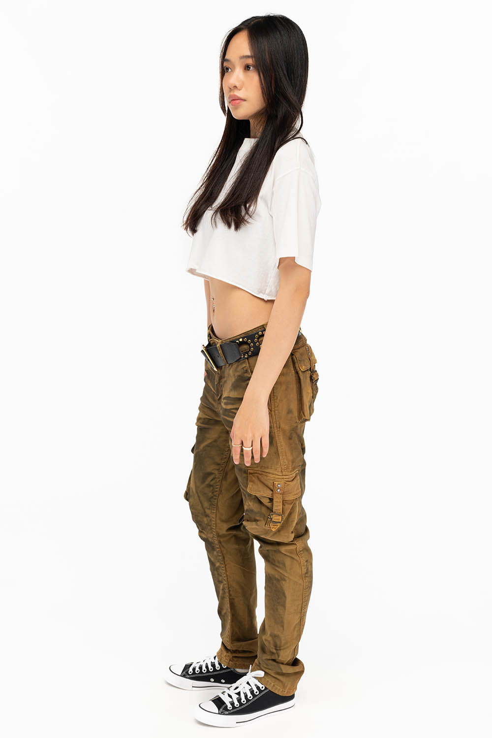 WOMENS MILITARY STYLE CARGO IN SUPERNATURAL OLIVE