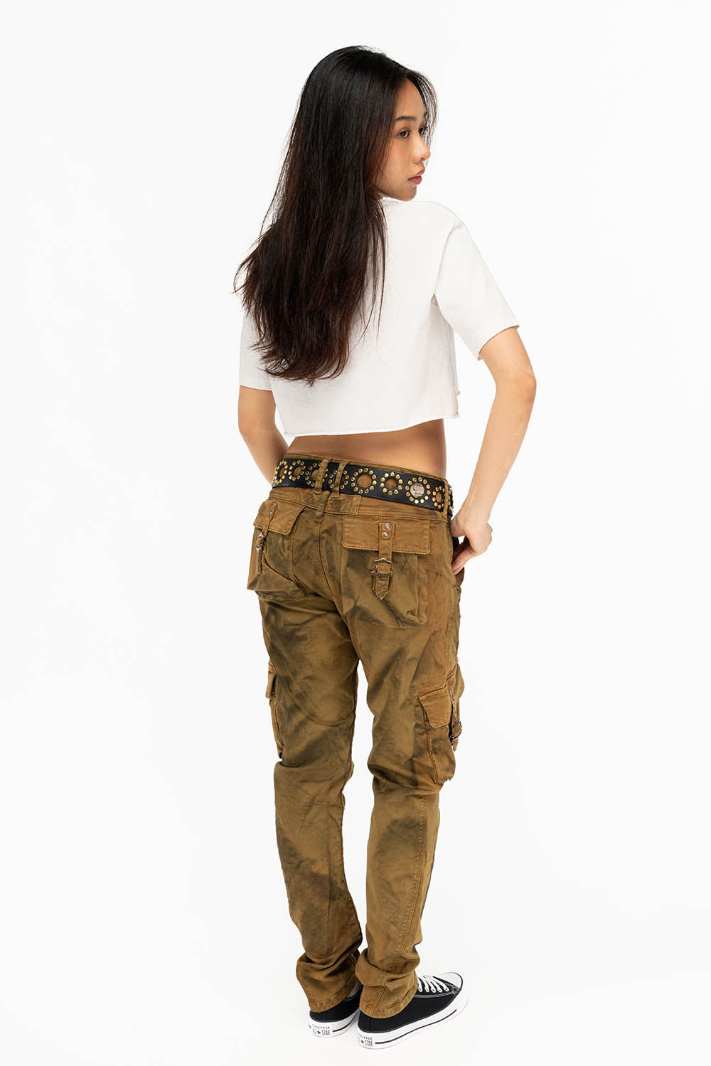 WOMENS MILITARY STYLE CARGO IN SUPERNATURAL OLIVE