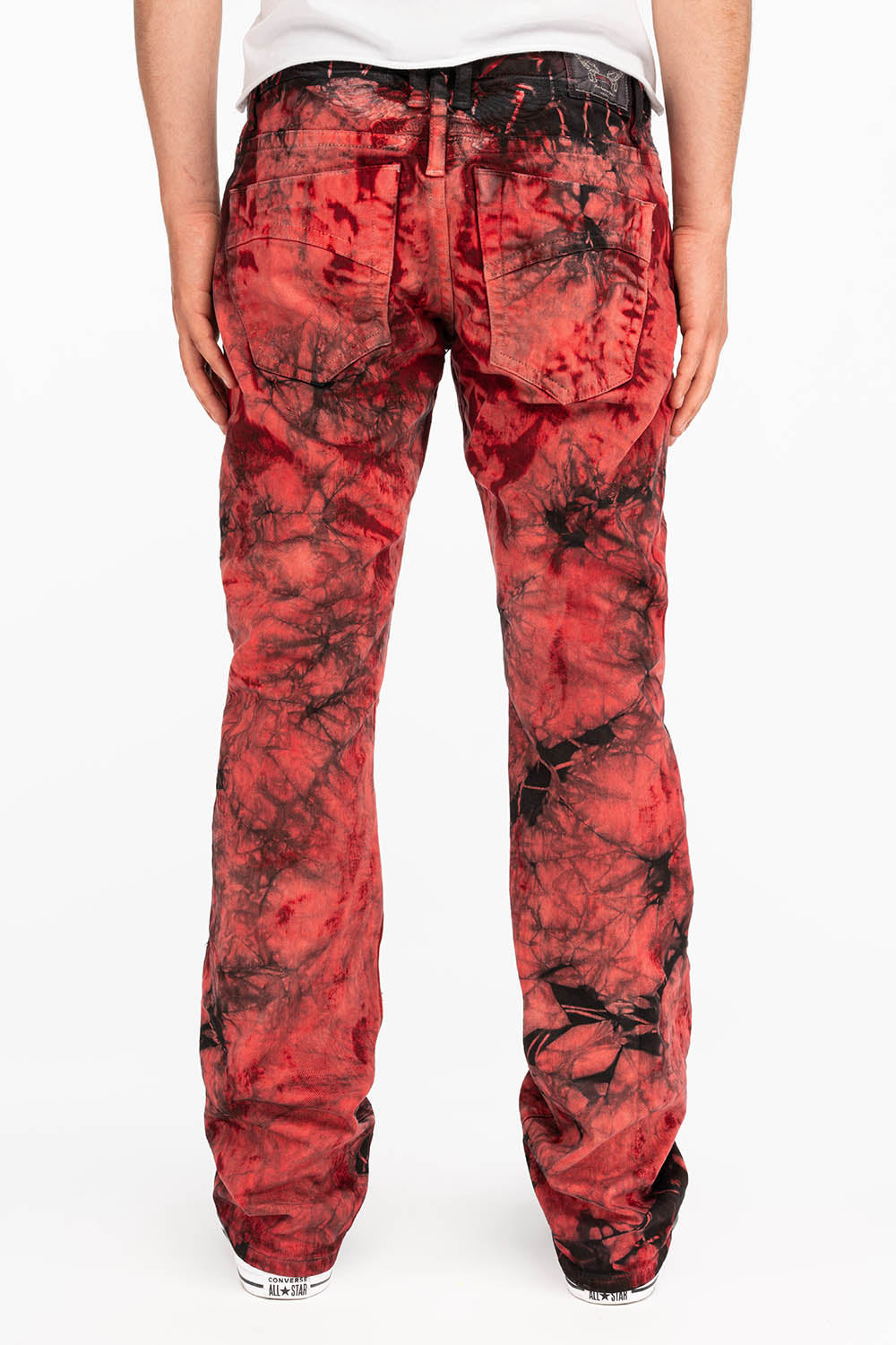 Black and red robin jeans hotsell