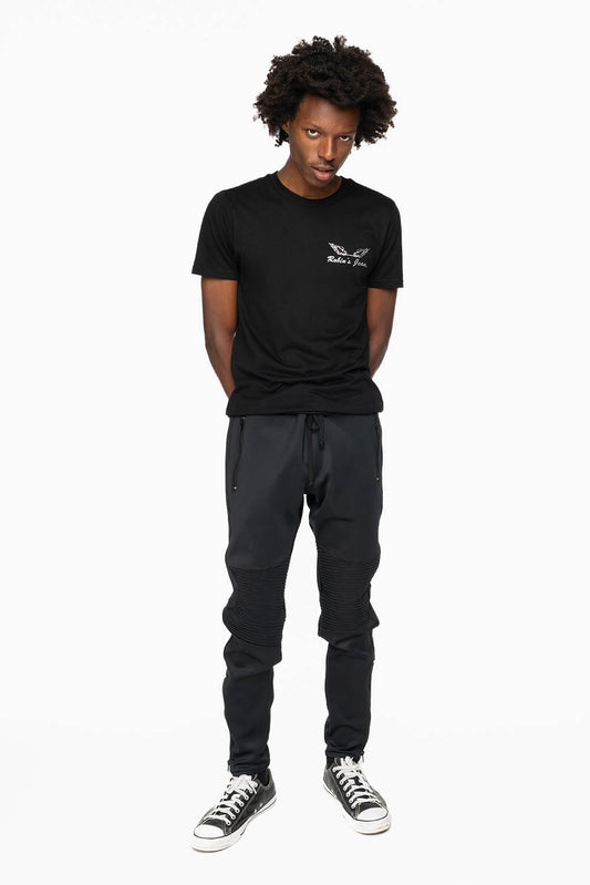 MOTO JOGGER IN BLACK