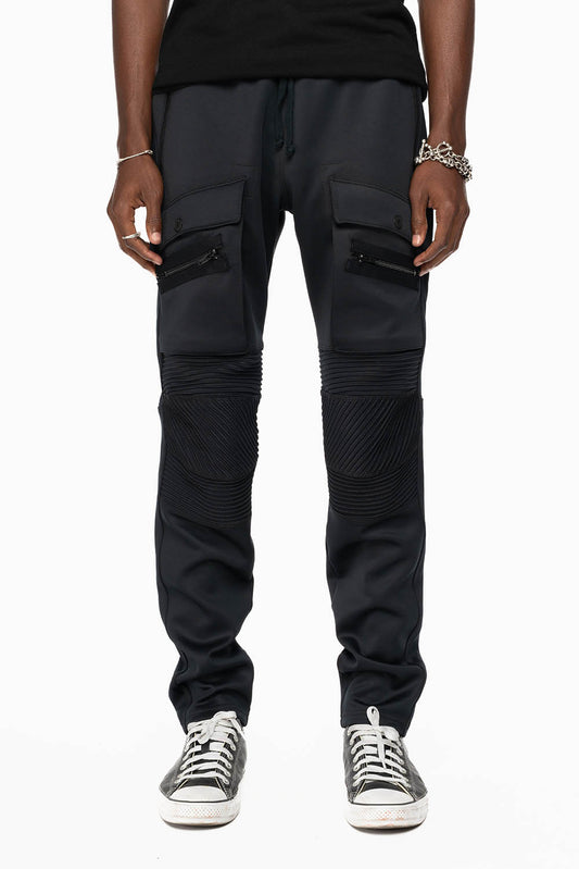 ROBIN’S BIKER JOGGER IN BLACK