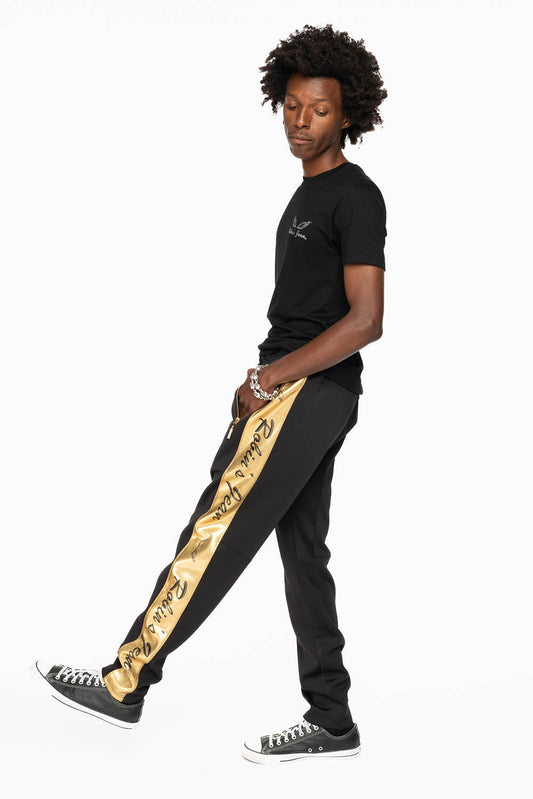 ROBIN TEAM JOGGER IN GOLD ON BLACK