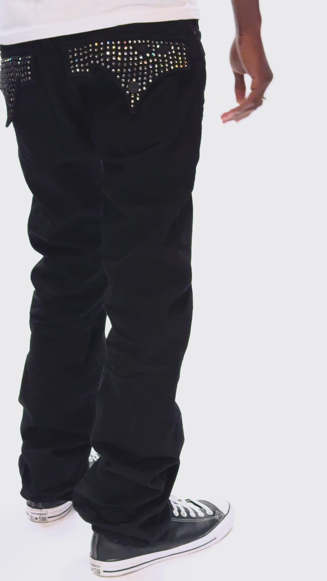 robin's jean ブラックデニム ROBIN'S LIMITED EDITION JEANS IN BLACK WASH WITH BLACK