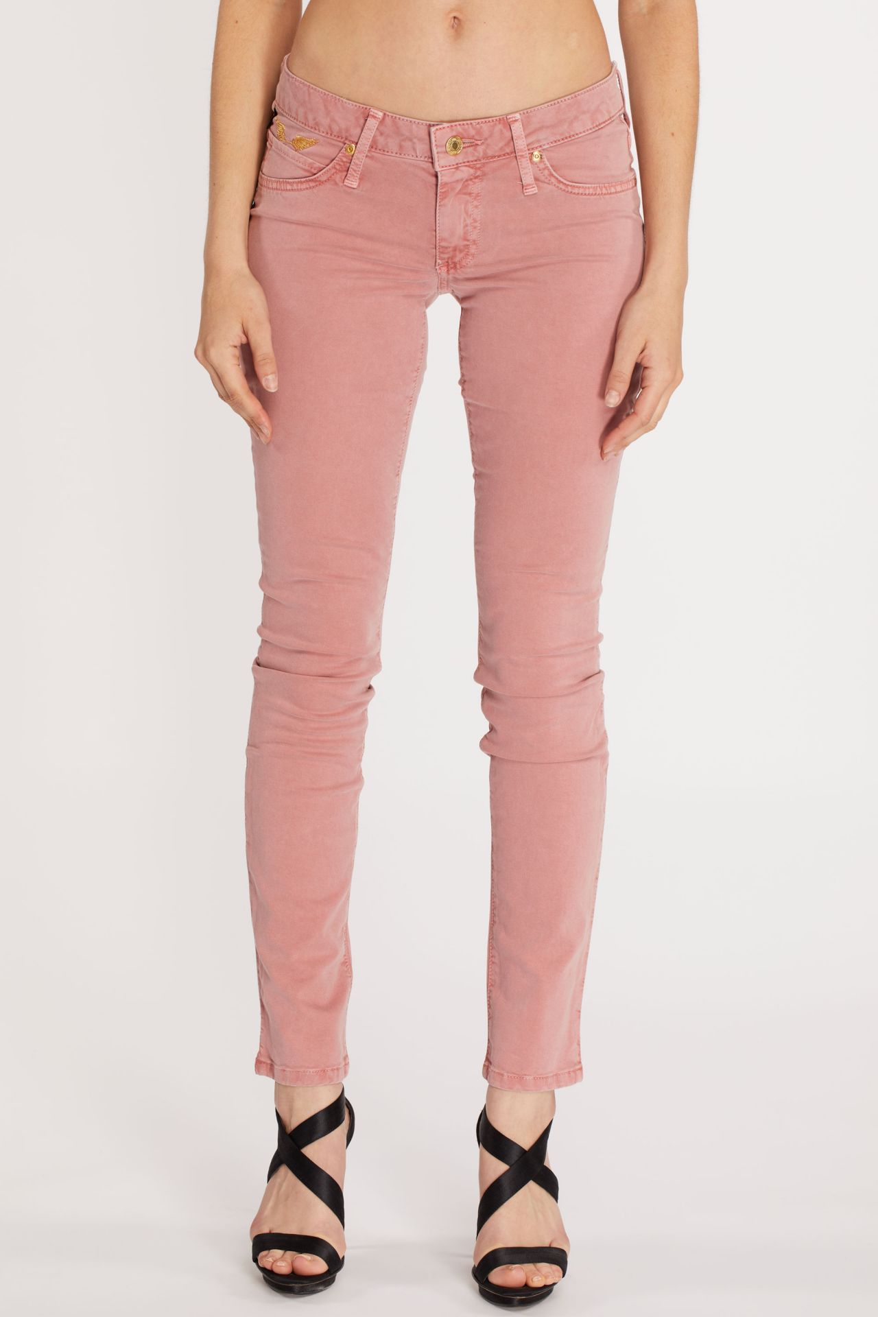Tiffosi Tiffosi One Size Double Comfort Skinny Jeans in Dusty Pink |  iCLOTHING - iCLOTHING